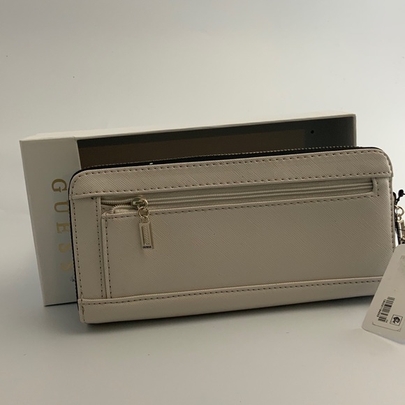 Guess Cherie Zip-Around Wristlet - Stone Multi/Gol - Picture 5 of 11